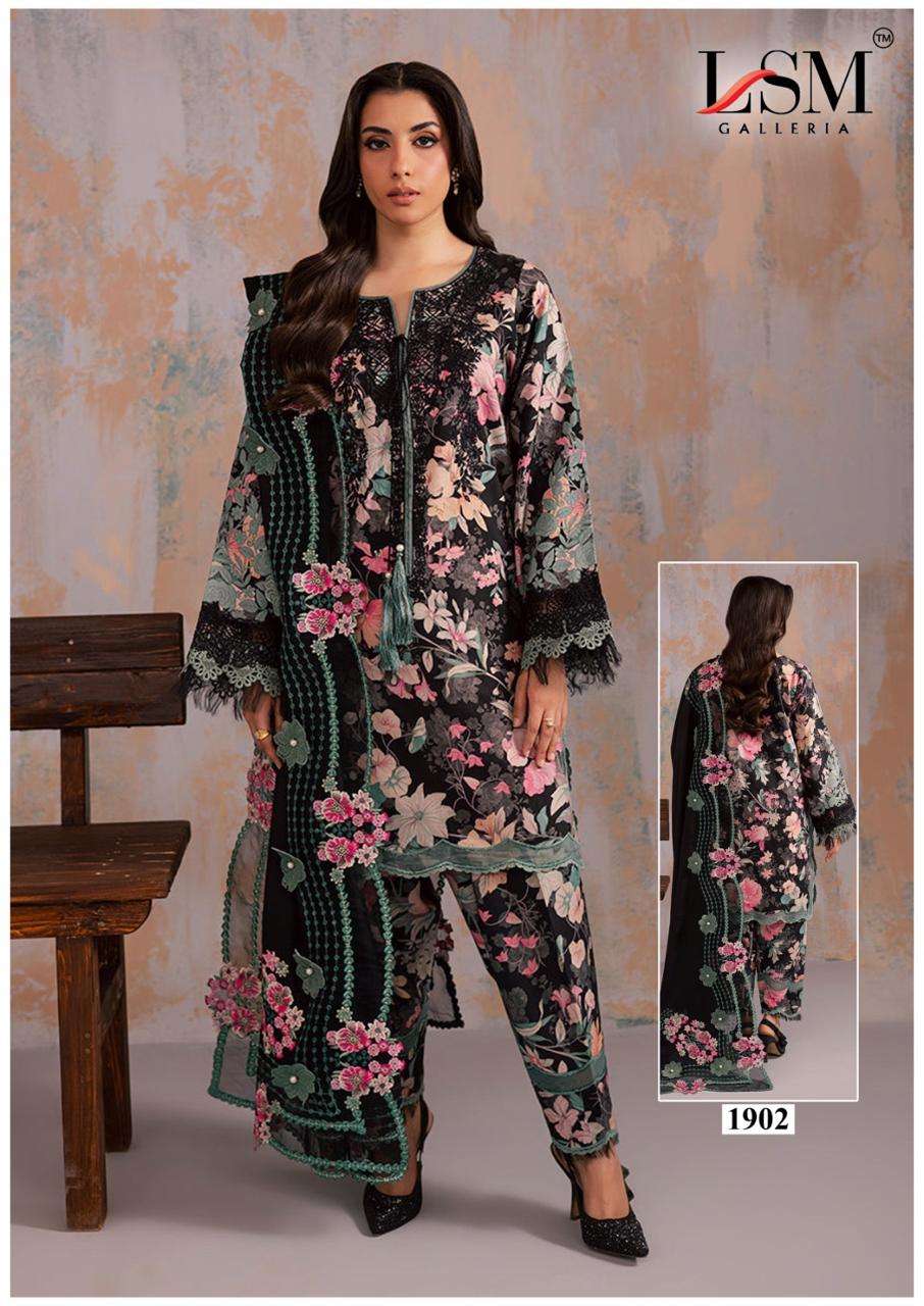 PARIAN DREAM HEAVY LUXURY LAWN COLLECTION VOL -19 BY LSM
